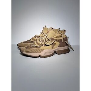 Sia Collective CV 0.02‎ Sneakers Mens 7 Womens 8.5 Tan Brown Knit Rope Laces